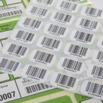 Barcode labels with sequential numbering